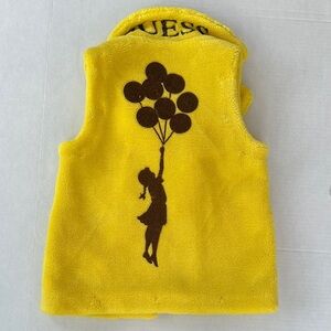 New GUESS MiniMe Delia Faux-Fur Vest SZ 8